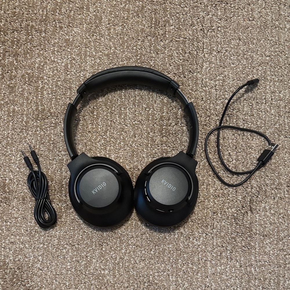 Black Over-Ear Wireless Headphones